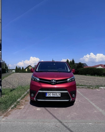 Toyota ProAce cena 107000 przebieg: 221000, rok produkcji 2017 z Tychy małe 79